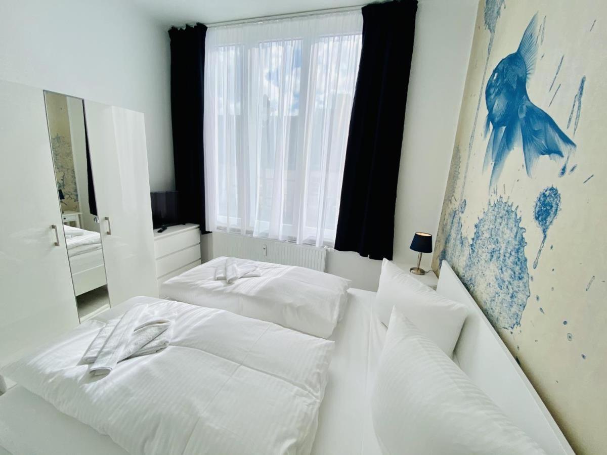 Berringer, Scholle, Direkt An Der Promenade Apartment Rostock Ngoại thất bức ảnh